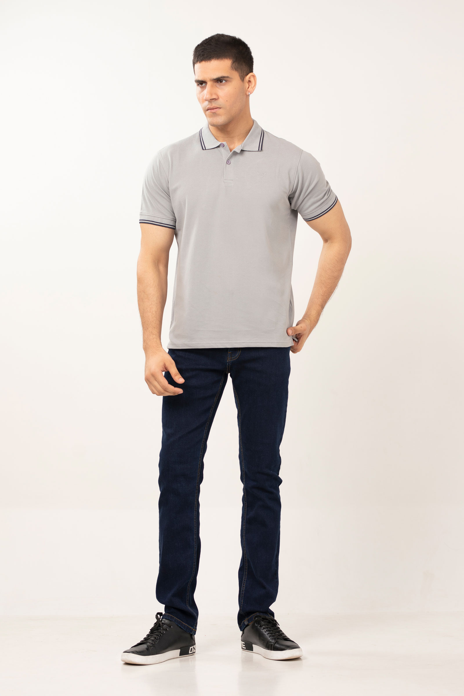 Classic Gray Polo | Tipping