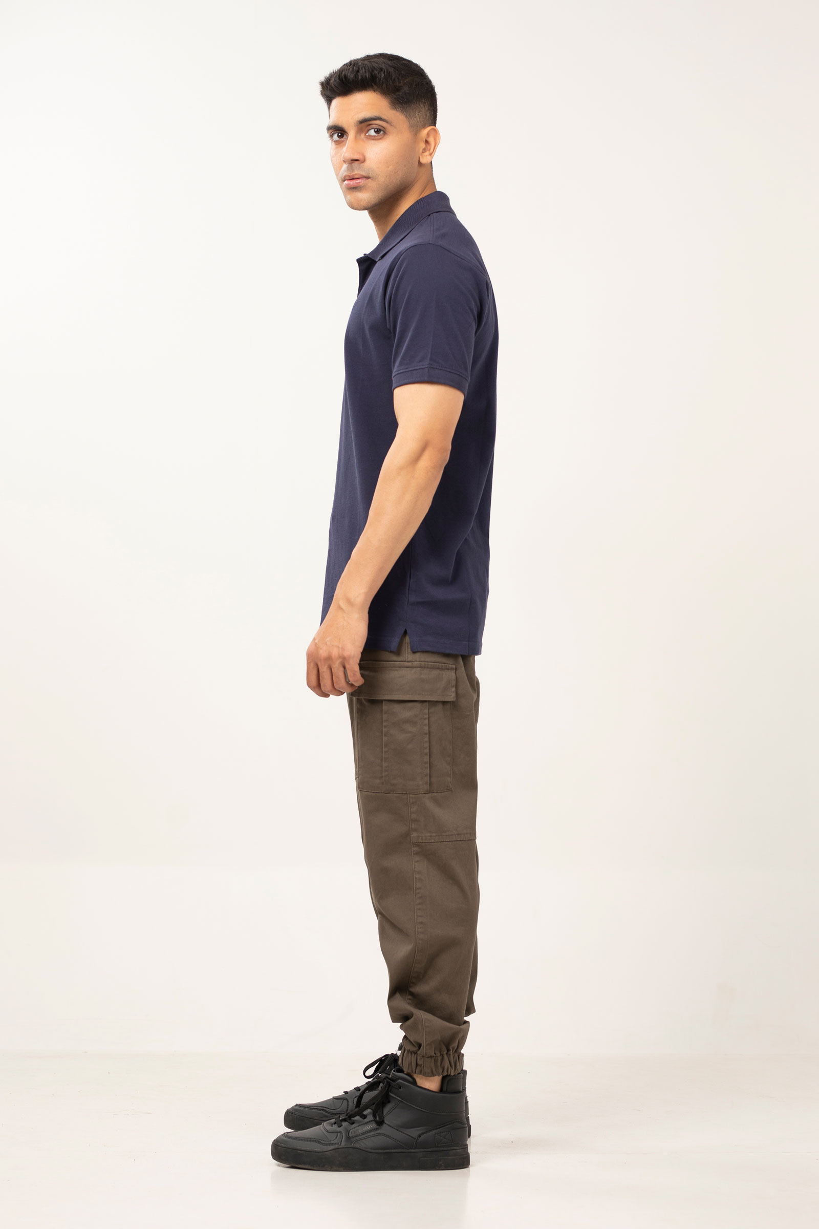 Midnight Blue Polo | Solid