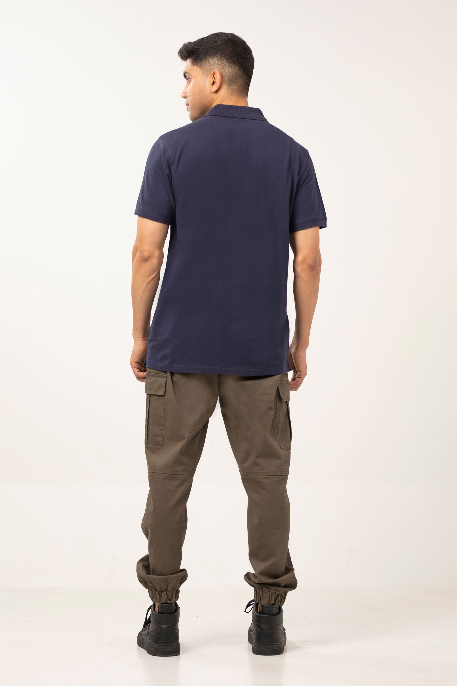 Midnight Blue Polo | Solid