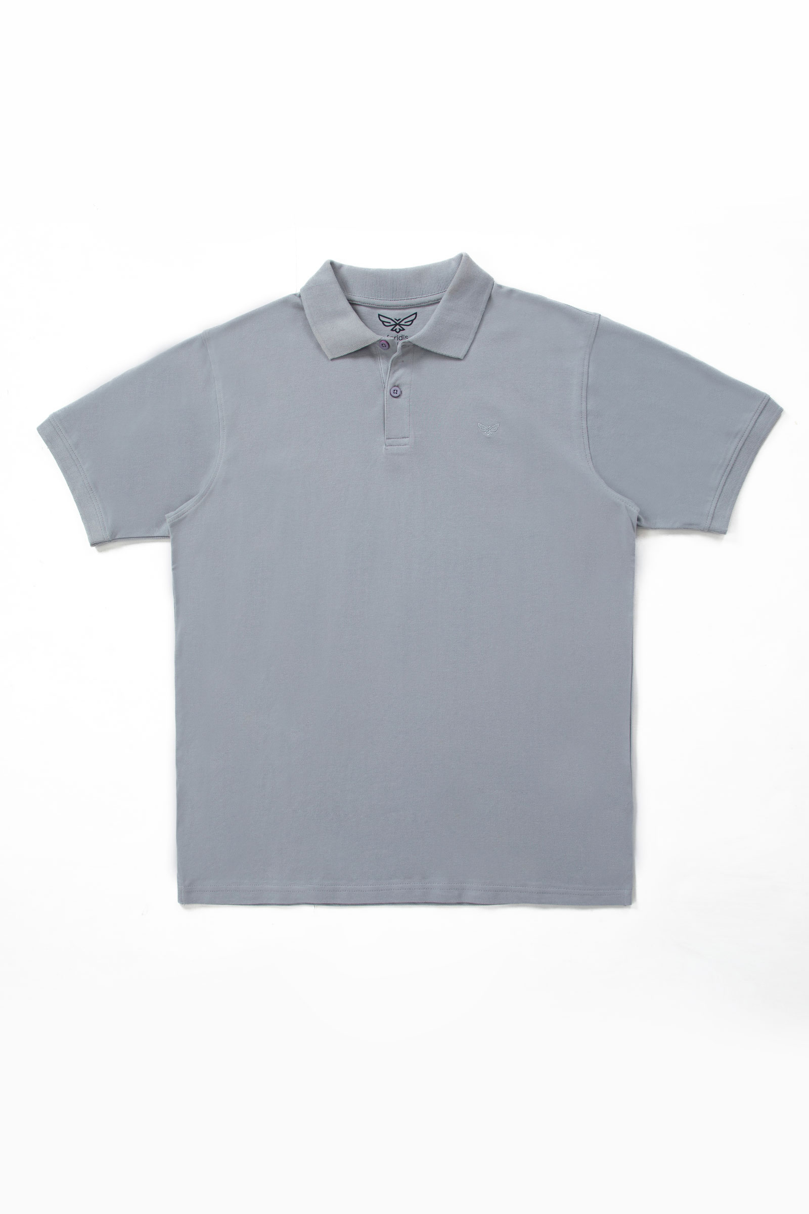 Classic Gray Polo | Solid
