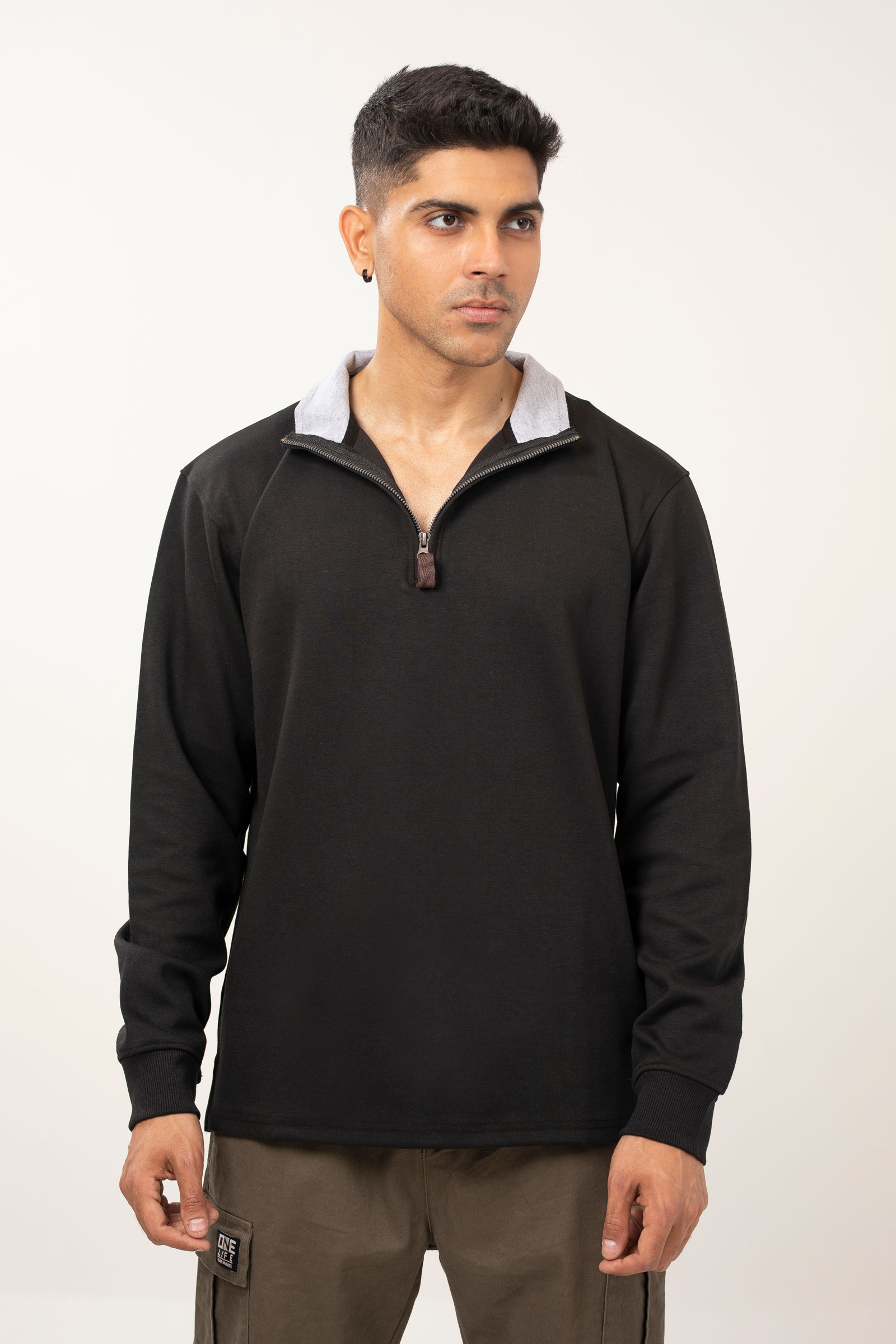 Premium Interlock Quarter Zip Jumper