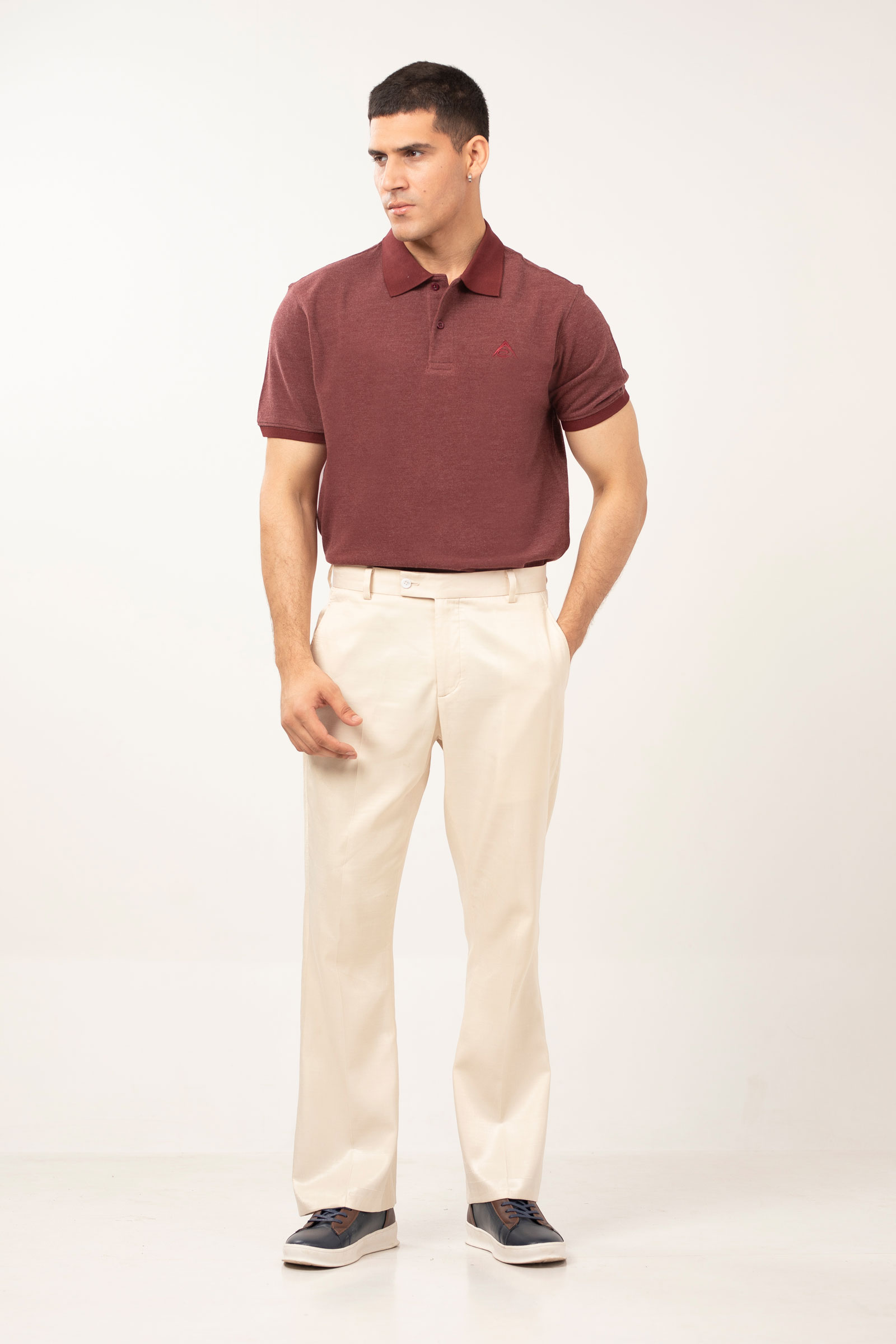 Washed Mahroon Polo