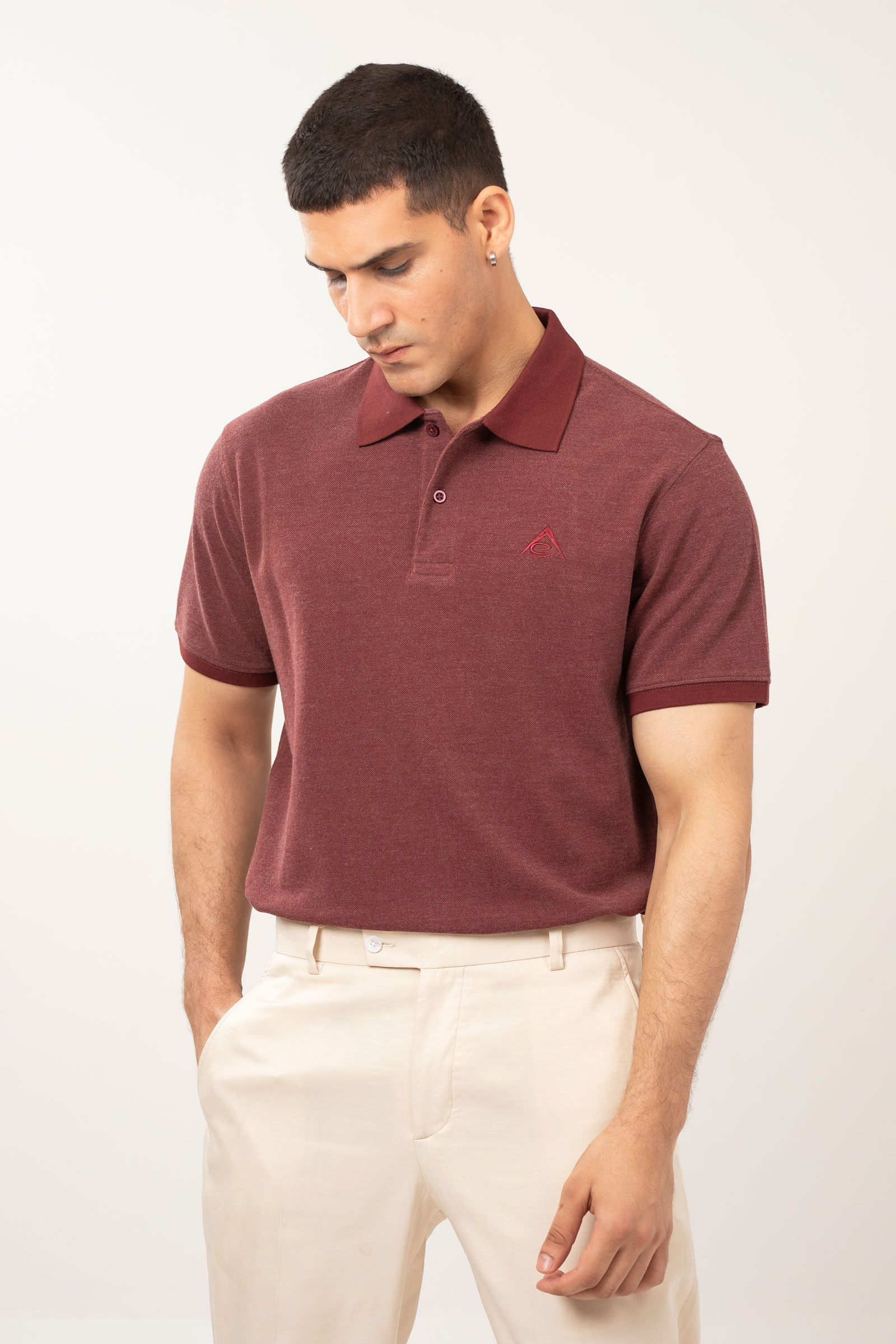 Washed Mahroon Polo