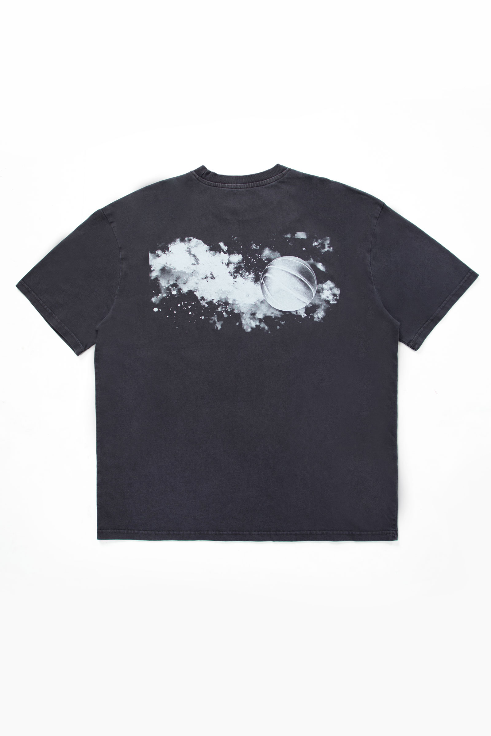 Oil Washed Tee | Black